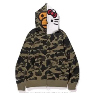 Hello kitty bape hoodie