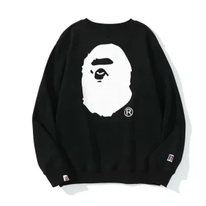 RUSSELL x BAPE Ape Head Print Pullover Sweater