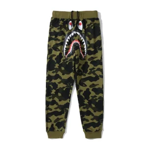 BAPE 1st Camo Shark Jogging Pants Yellow
