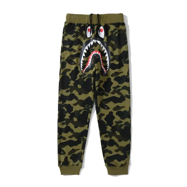 BAPE 1st Camo Shark Jogging Pants Yellow