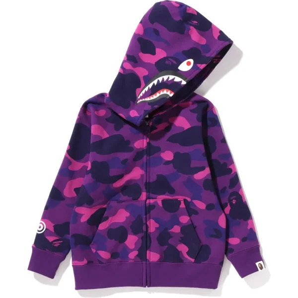 Purple bape hoodie