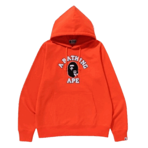 Orange Bape Hoodie