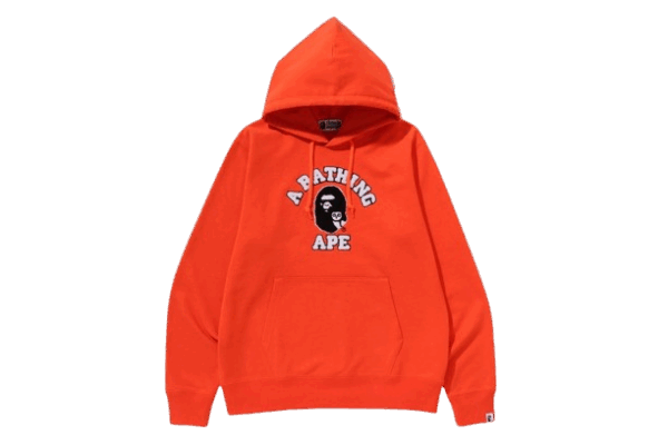 Orange Bape Hoodie