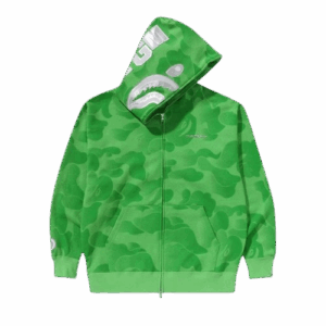 Bape Hoodie Green