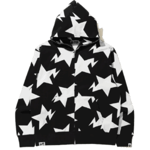 BAPE Relaxed STA Pattern Full Zip Hoodie
