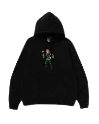 Bape Hoodie Black Man And Woman