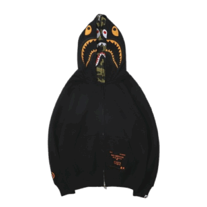 Bape Shark Plus Winter Double Hood Casual sweatshirt Hoodies