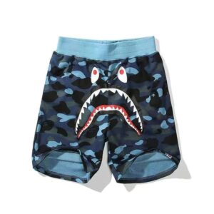 Bape Light Blue Camo Shorts