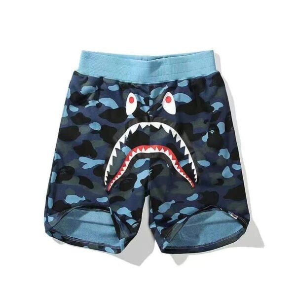 Bape Light Blue Camo Shorts