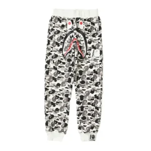 Bape Camo Shark White & Black Sweatpant