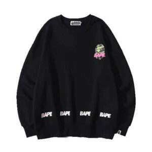 Bape Tide Brand Small Head Logo Sweatshirt