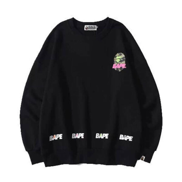 Bape Tide Brand Small Head Logo Sweatshirt