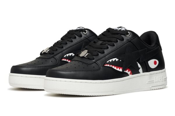 BAPE STA SHARK Head MENS Black Shoes