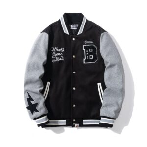 A Bathing Ape Ma-1 Shark Bomber Jacket