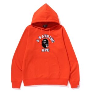 Orange Bape Hoodie