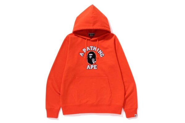 Orange Bape Hoodie