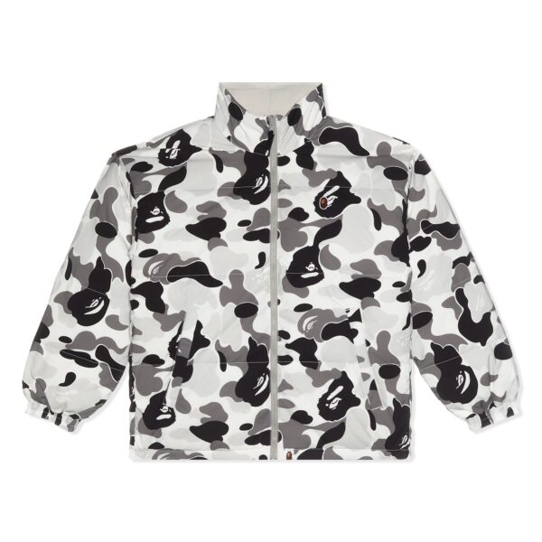 Bape Reversible Down Jacket Grey