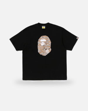 Bape Babe Tiger Camo Ape Head Relaxed Fit Tee