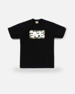 Bape 1st Camo Bape Round Box Logo Tee, front view
