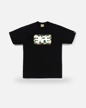 Bape 1st Camo Bape Round Box Logo Tee, front view