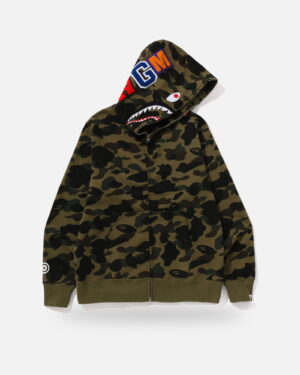 Bape 1st Camo Shark Full-Zip Hoodie, front view