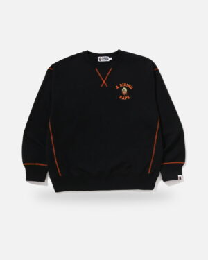 Bape a Rising Bape Relaxed Fit Crewneck Sweatshirt - Camo