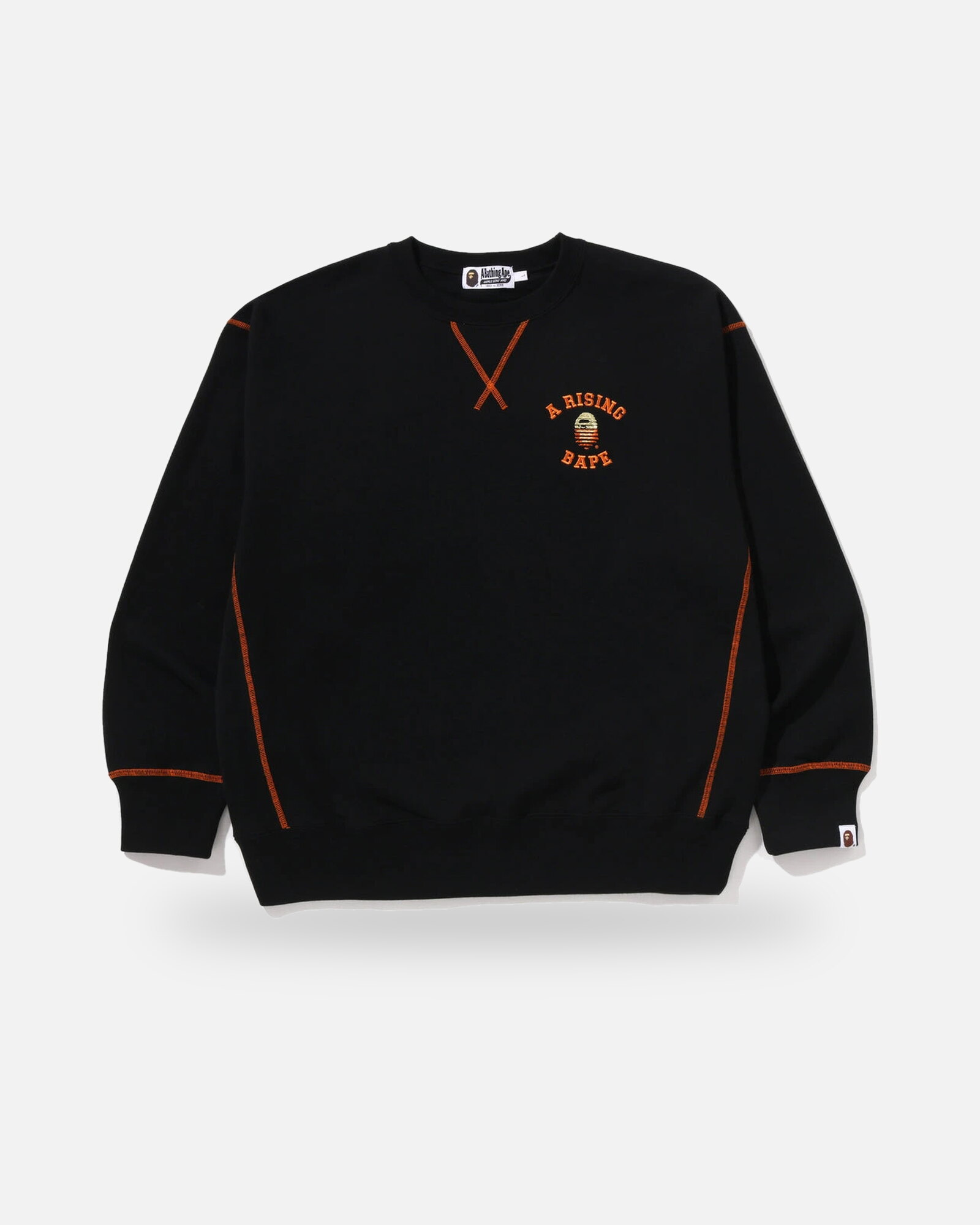 Bape a Rising Bape Relaxed Fit Crewneck Sweatshirt (framed) Bape a Rising Bape Relaxed Fit Crewneck Sweatshirt - Camo