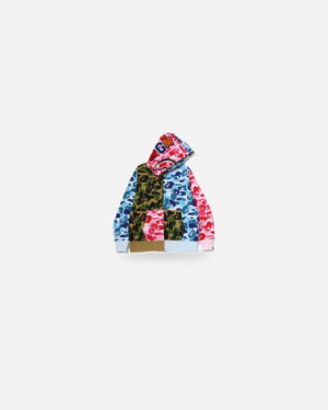 Bape ABC Camo Crazy Shark Full-Zip Hoodie