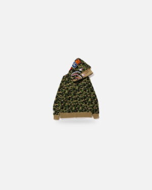 Bape ABC Camo Double Shark Full-Zip Hoodie