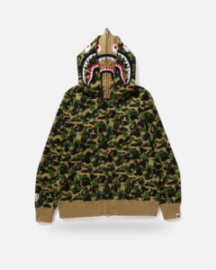 Bape ABC Camo Double Shark Full-Zip Hoodie, front view