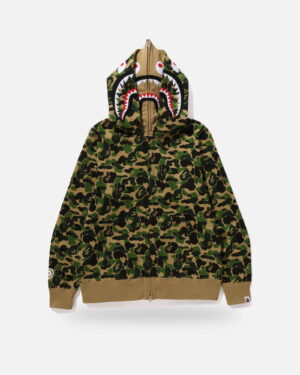 Bape ABC Camo Double Shark Full-Zip Hoodie, front view