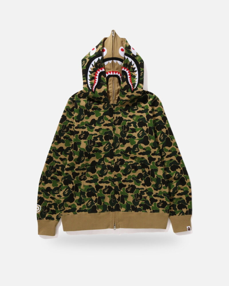 Bape ABC Camo Double Shark Full-Zip Hoodie, front view