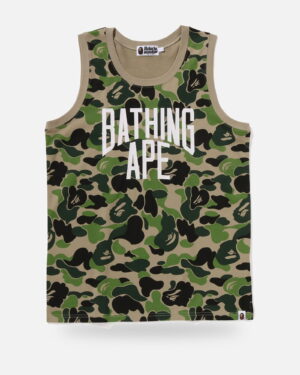 Bape ABC Camo NYC Logo Tank Top, front view