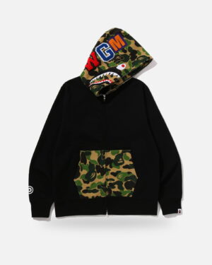 Bape ABC Camo Shark Full-Zip Hoodie, front view