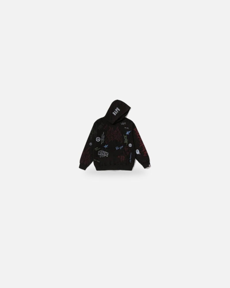 Bape All Over Print Relaxed Fit Pullover Hoodie 1 - Camo