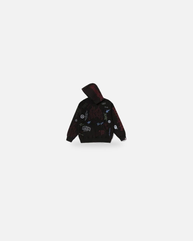 Bape All Over Print Relaxed Fit Pullover Hoodie 2 - Camo