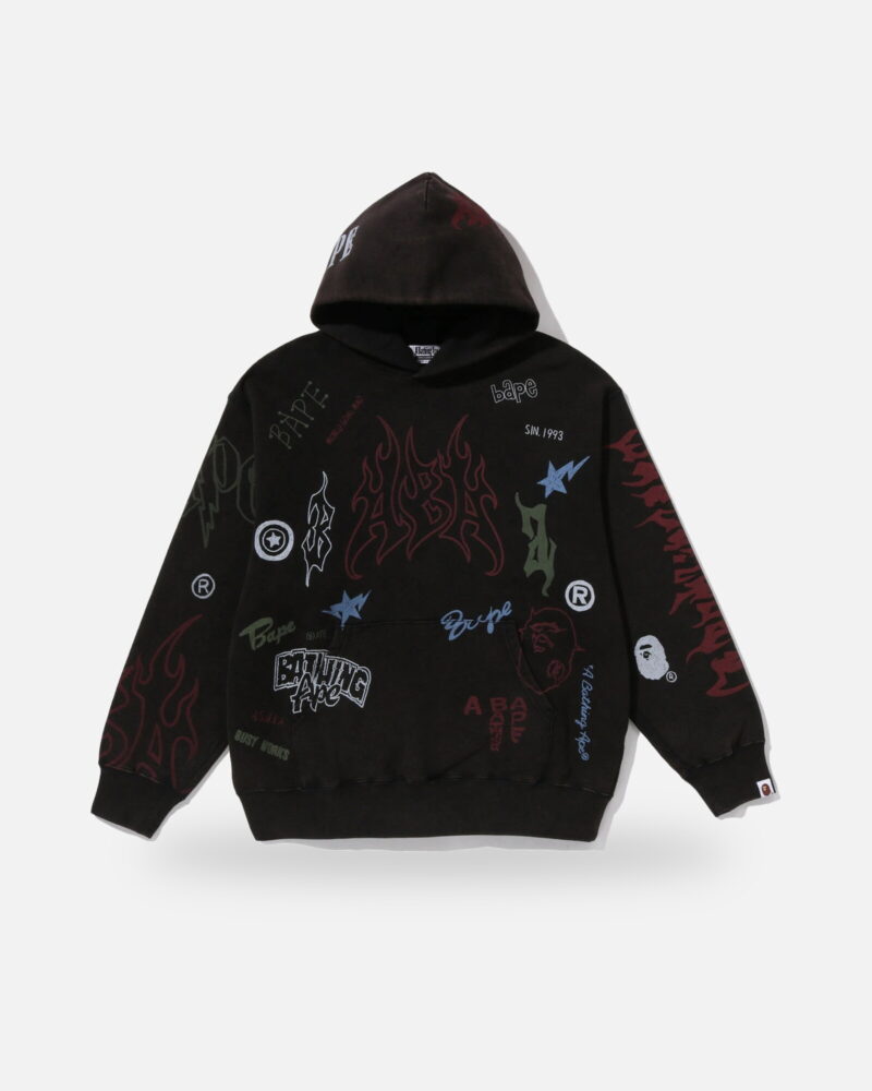 Bape All Over Print Relaxed Fit Pullover Hoodie 3 - Camo