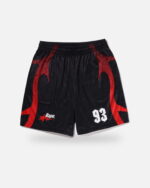 Bape Ape Flame Monogram Jacquard Relaxed Fit Football Shorts - Camo