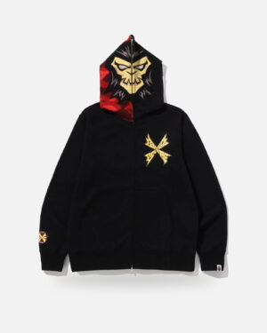 Bape Bapeman X Full-Zip Hoodie, front view