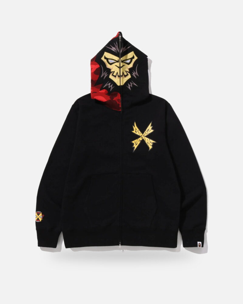 Bape Bapeman X Full-Zip Hoodie, front view