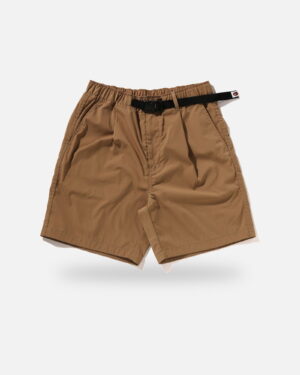 Bape Belt 1 Pleat Elasticated Relaxed Fit Shorts - Camo
