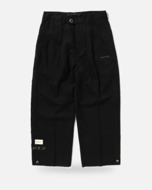 Bape Black Dress Pants with Ornaments, front view