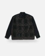 Bape Black Knitted Hybrid Shirt 1, front view