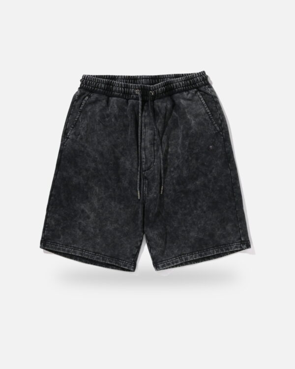 Bape Black Sweat Shorts, front view