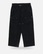 Bape Black Washed Chore Work Pants 1, front view