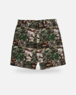 Bape Camo Patchwork Shorts, front view