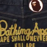 Bape Champion Denim Pants, view 3