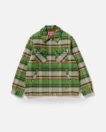 Bape Check Cpo Zip Jacket - Camo