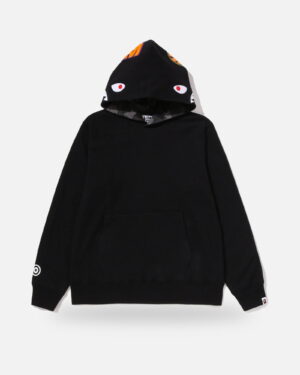Bape Color Camo Shark Pullover Hoodie, front view
