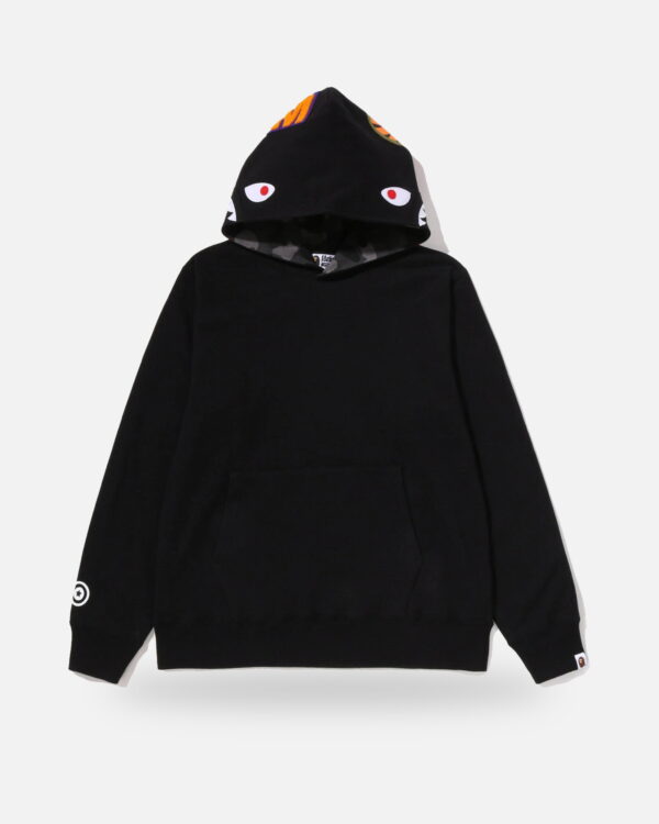 Bape Color Camo Shark Pullover Hoodie, front view